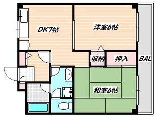 クレール市川の物件間取画像